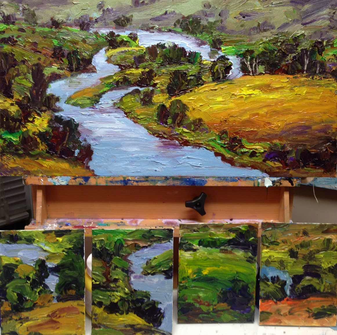 216 Painting acrylics like oils Brad Teare