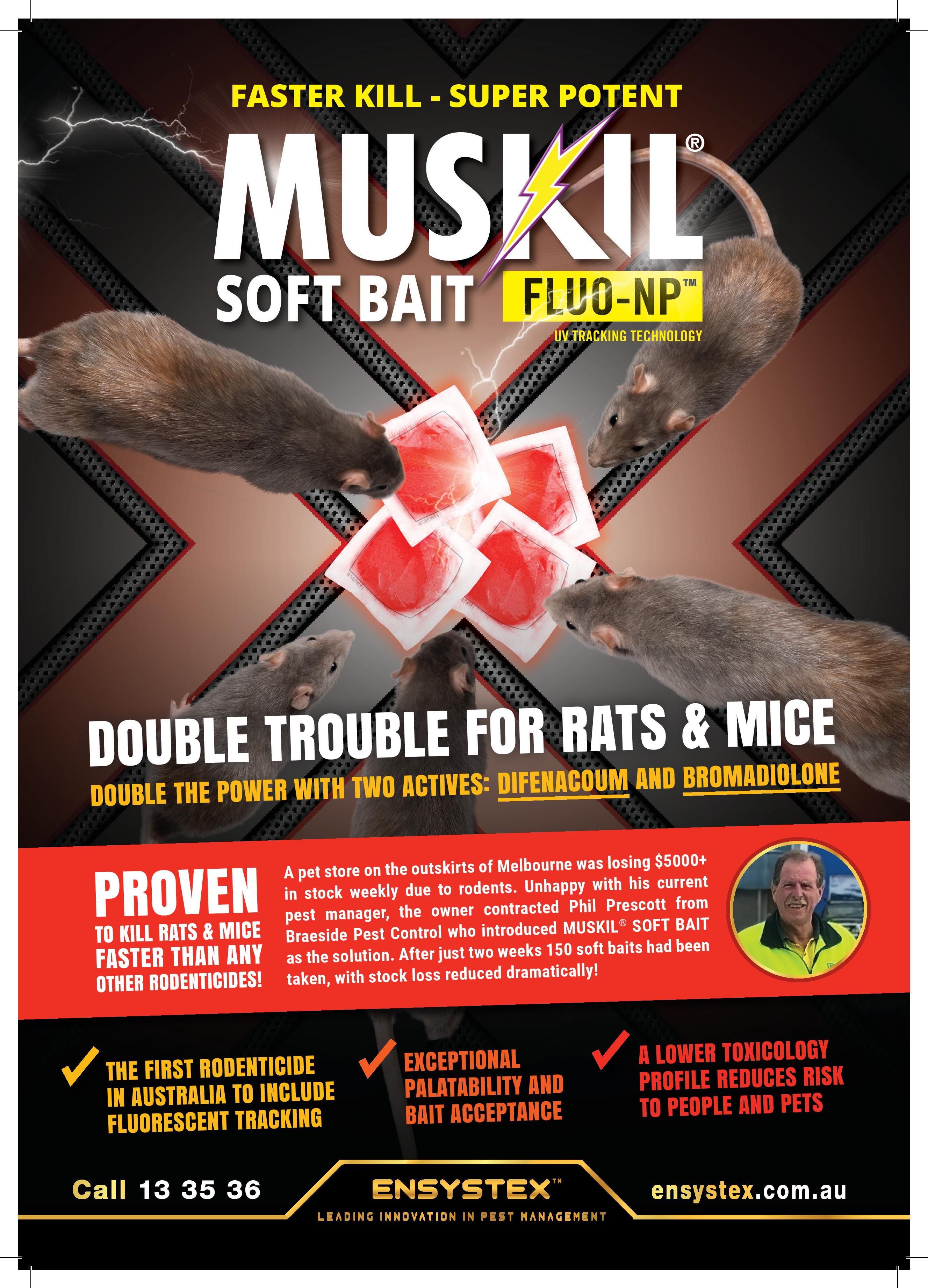 Braeside Pest Control MUSKIL Soft Bait