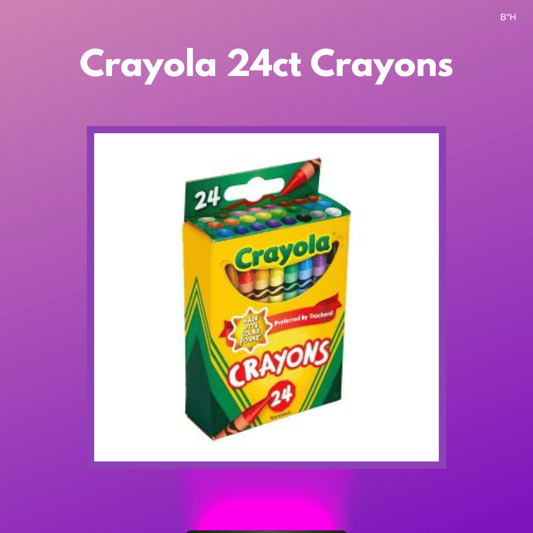 Crayola 24ct Crayons BARGAINS FROM BED 🫶🏻