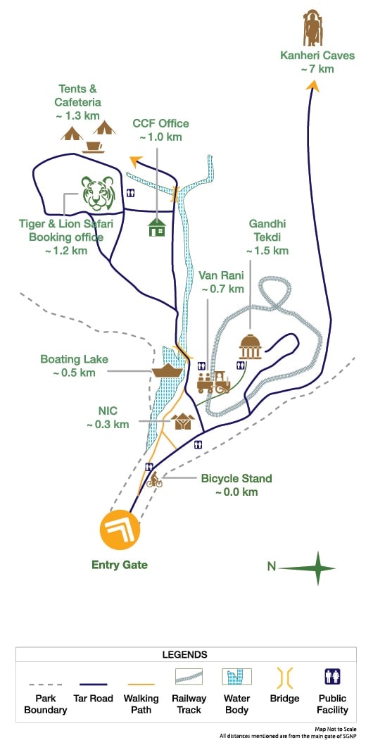 Indian Seats Trail Map Complete Guide to Sanjay Gandhi National Park