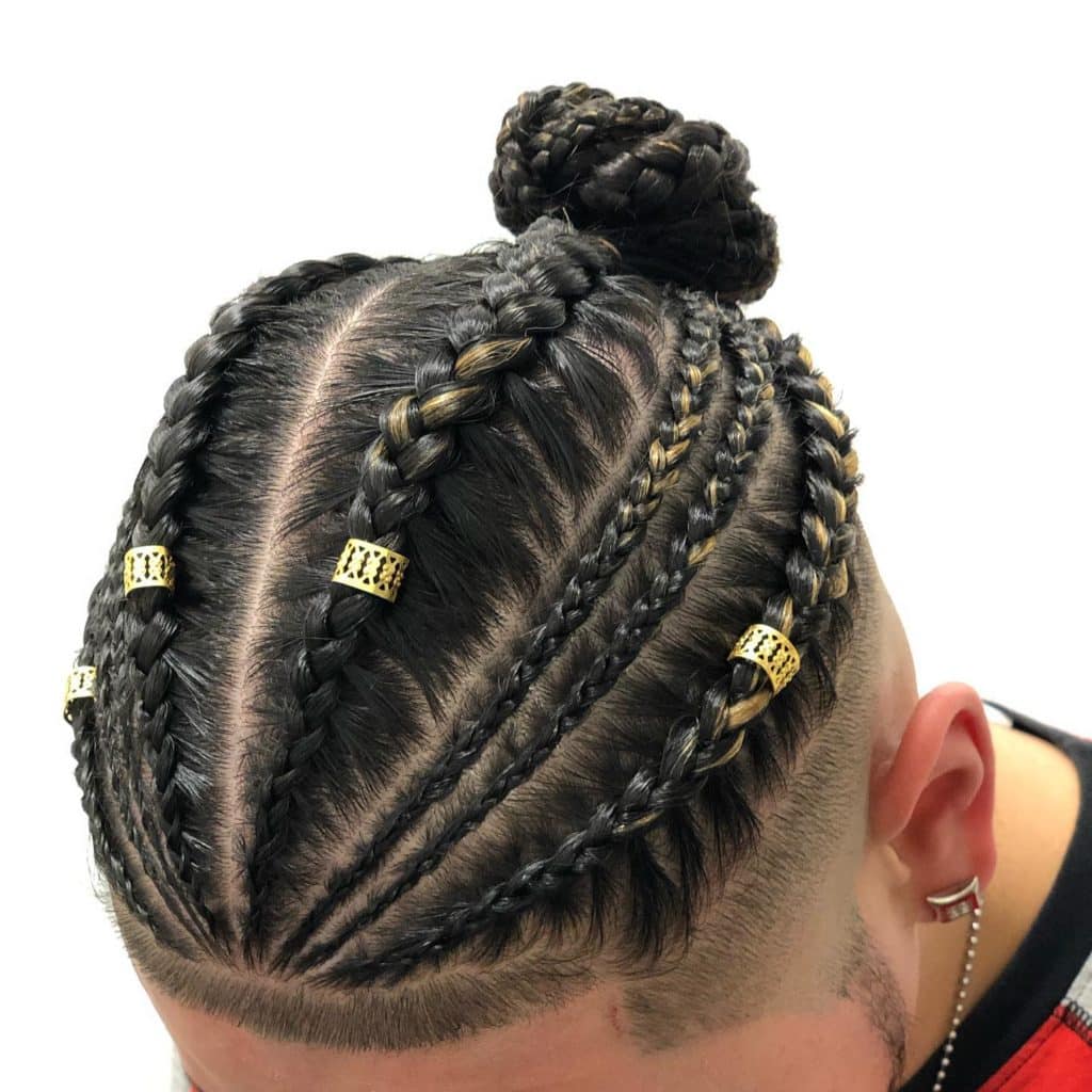 20 Man Bun Braids Styles Braid Hairstyles