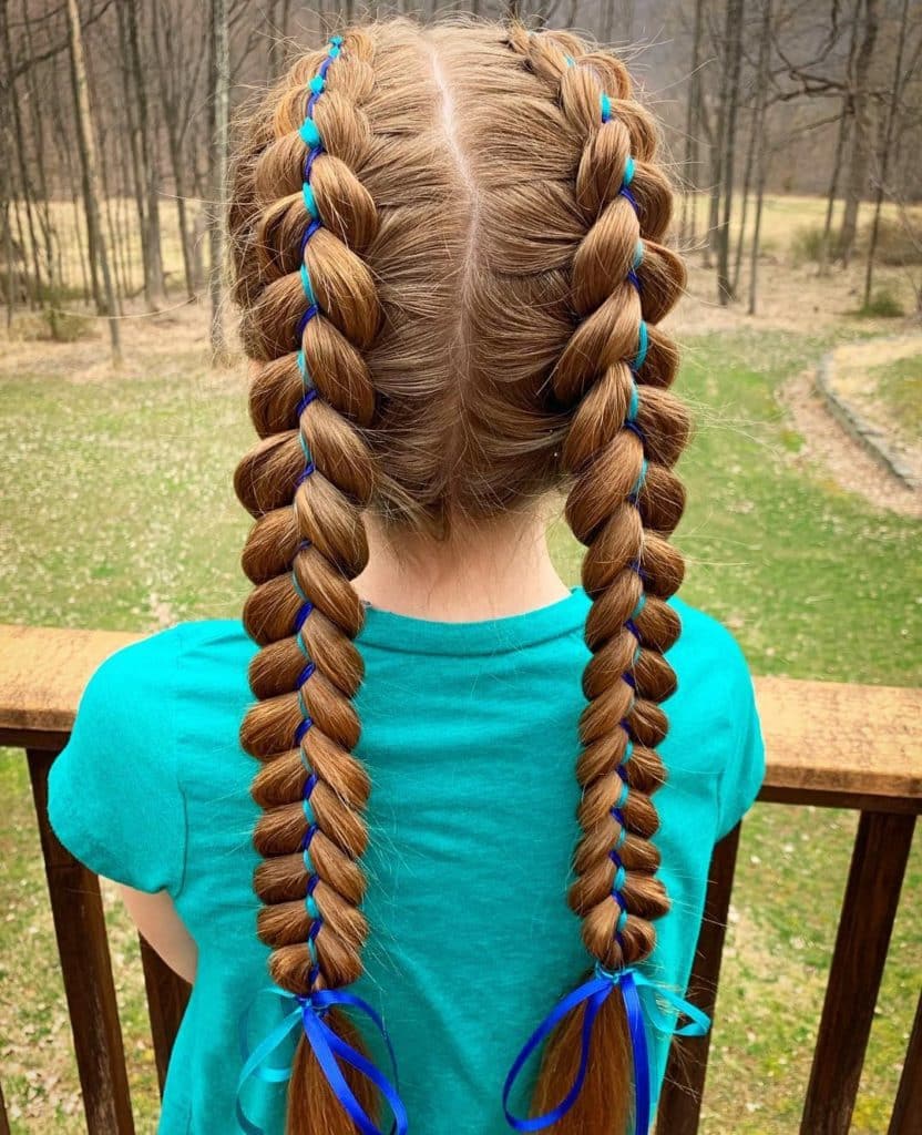 20 Braid Hairstyles With Ribbon Braid Hairstyles