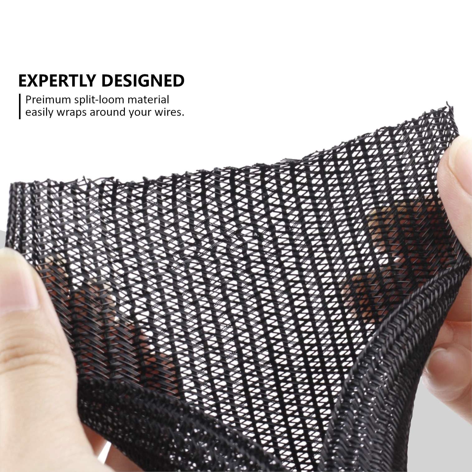 BRAIDED Wire Loom, Bulk Box, 25ft Lengths | BraidTek