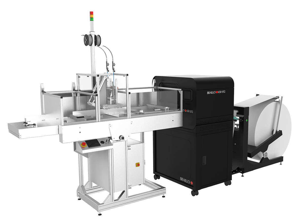 Braillo Superior High Speed Production Braille Printers and Braille