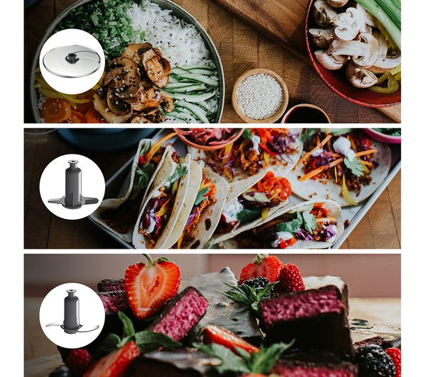 0W22010103 KENWOOD Multipro Go FDP22.130GY Food Processor Grey Currys Business