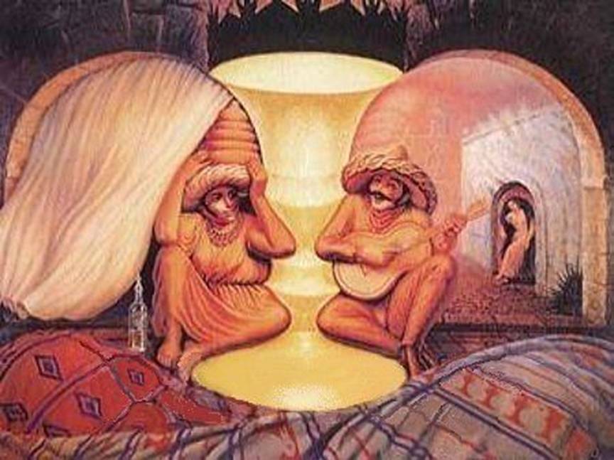 Young Lady vs Old Lady Optical Illusion Graphics World
