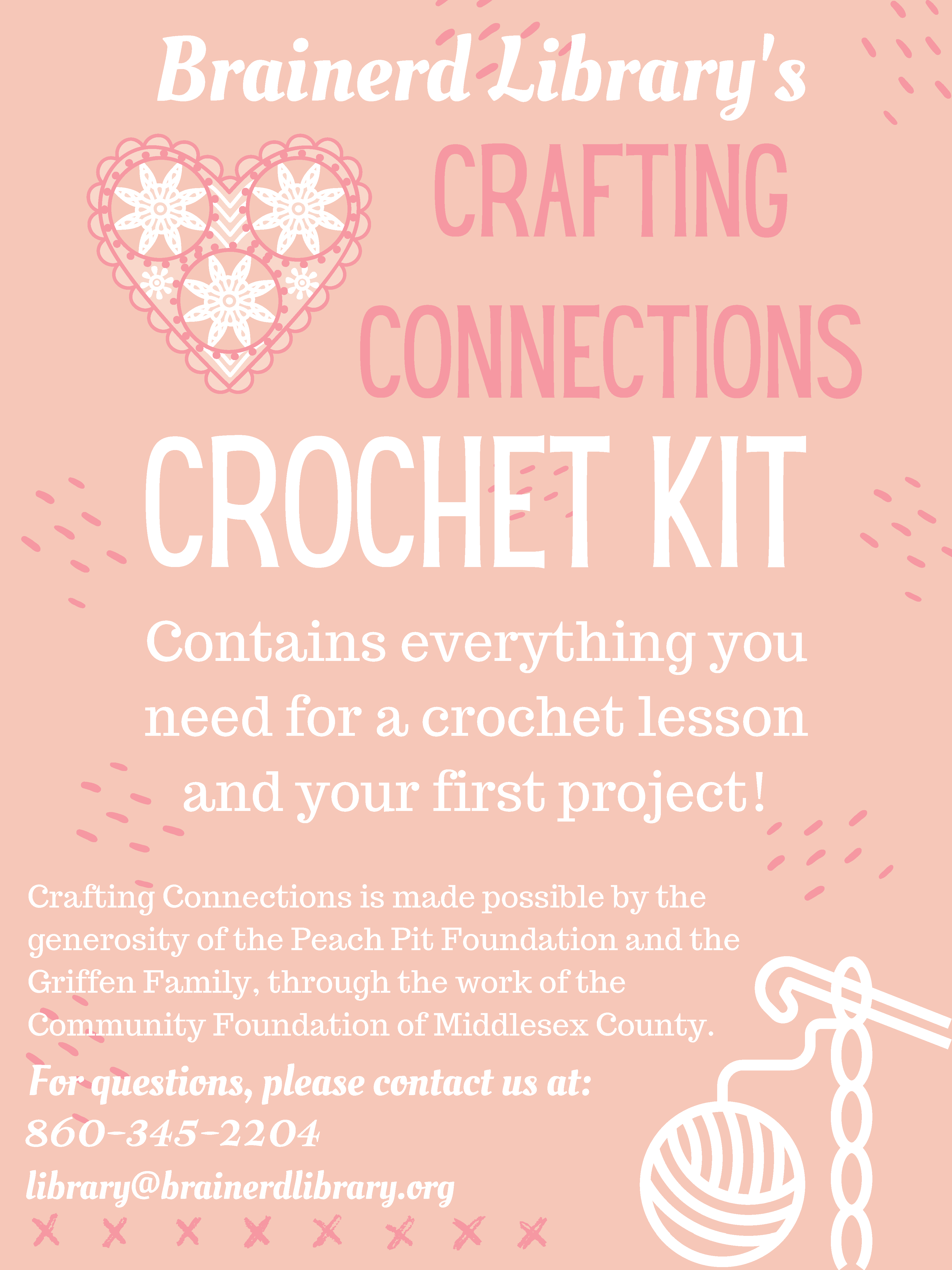 Crochet Kit Poster Brainerd Memorial Library