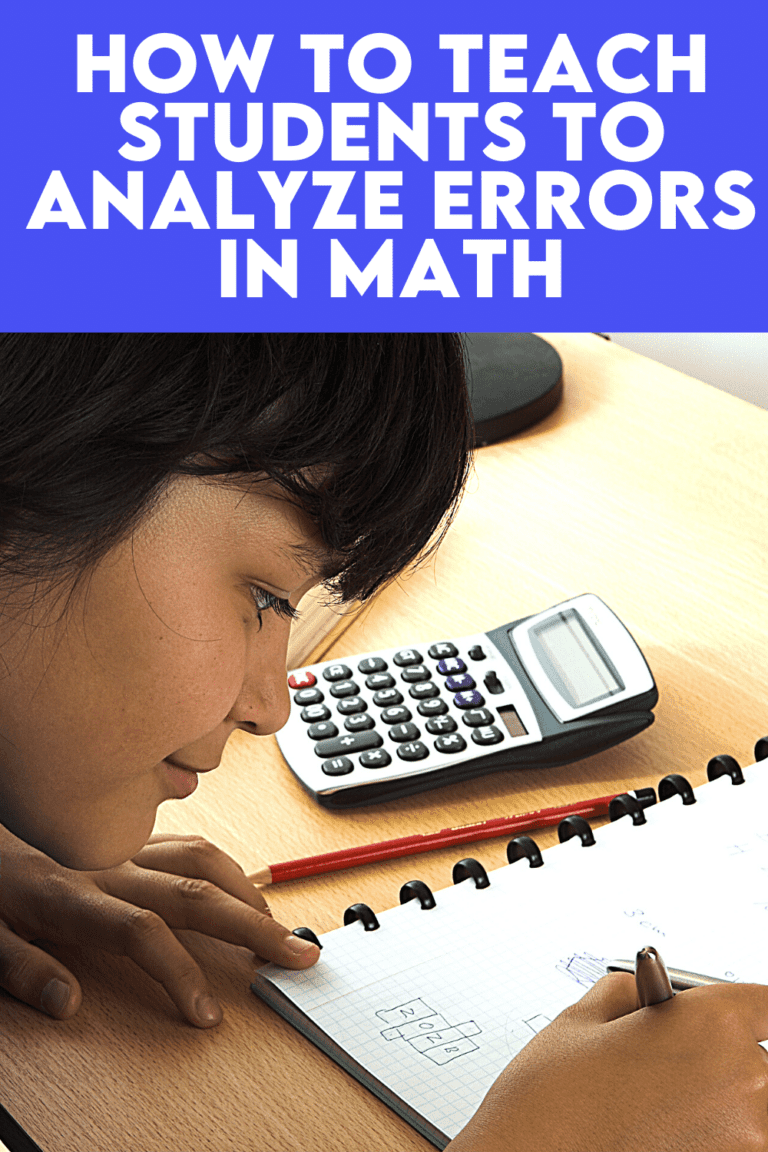 How to Teach Students to Analyze Errors in Math Ninja Notes