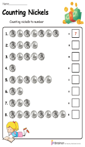27 Free Counting Nickels Worksheets | Free printable