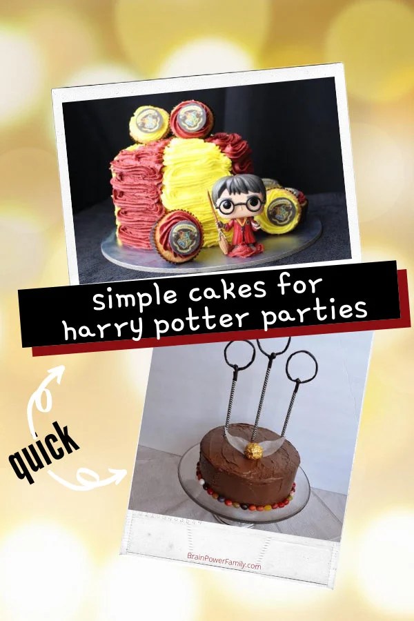 Easy Harry Potter Cakes to Make at Home! Brain Power Family