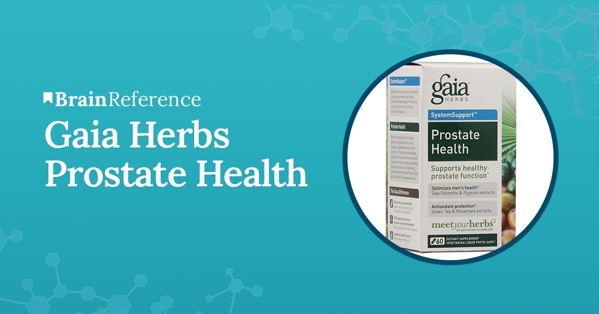 Gaia Herbs Prostate Health Review 10 Things You Should Know