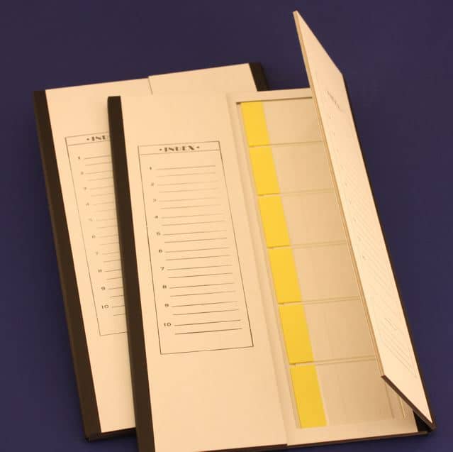 Cardboard Slide Folder, Large Slides » Brain Research Laboratories