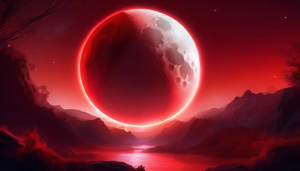 7 Red Ring Around Moon Spiritual Meanings [Explained!]