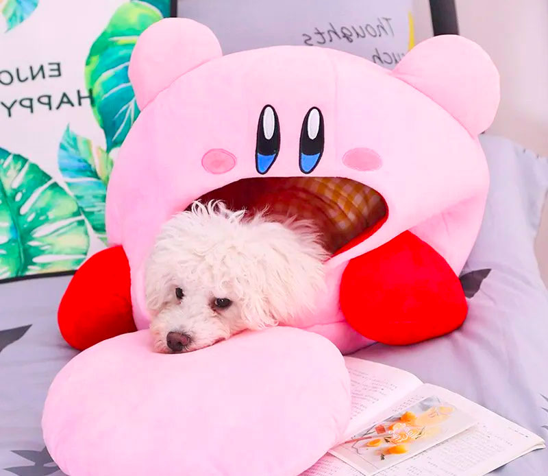New Giant Kirby Pillow The Ideal Place for a Cozy Nap Brainy Designer