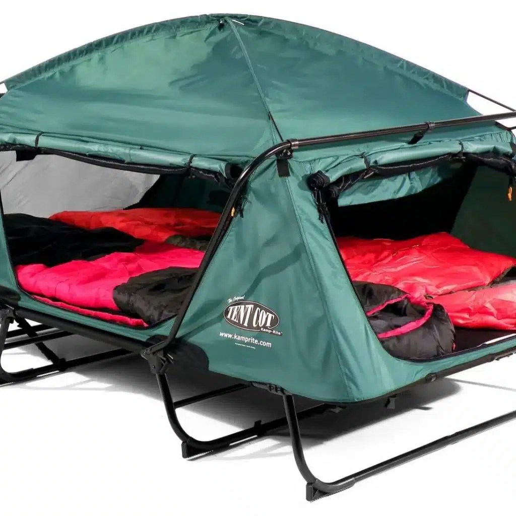 This Double Tent Cot is a unique product that saves you from sleeping