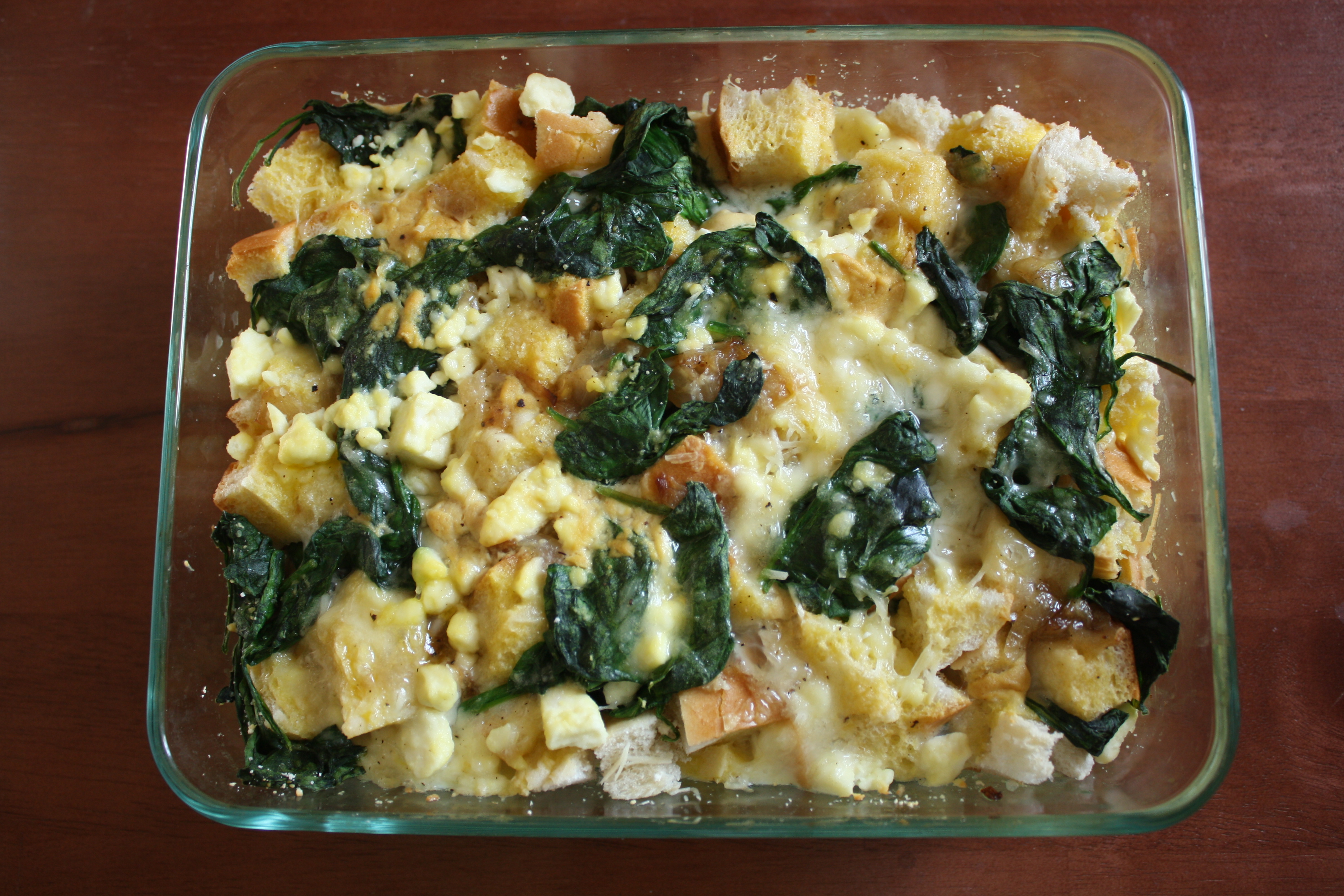 Spinach & Feta Strata Braised Anatomy