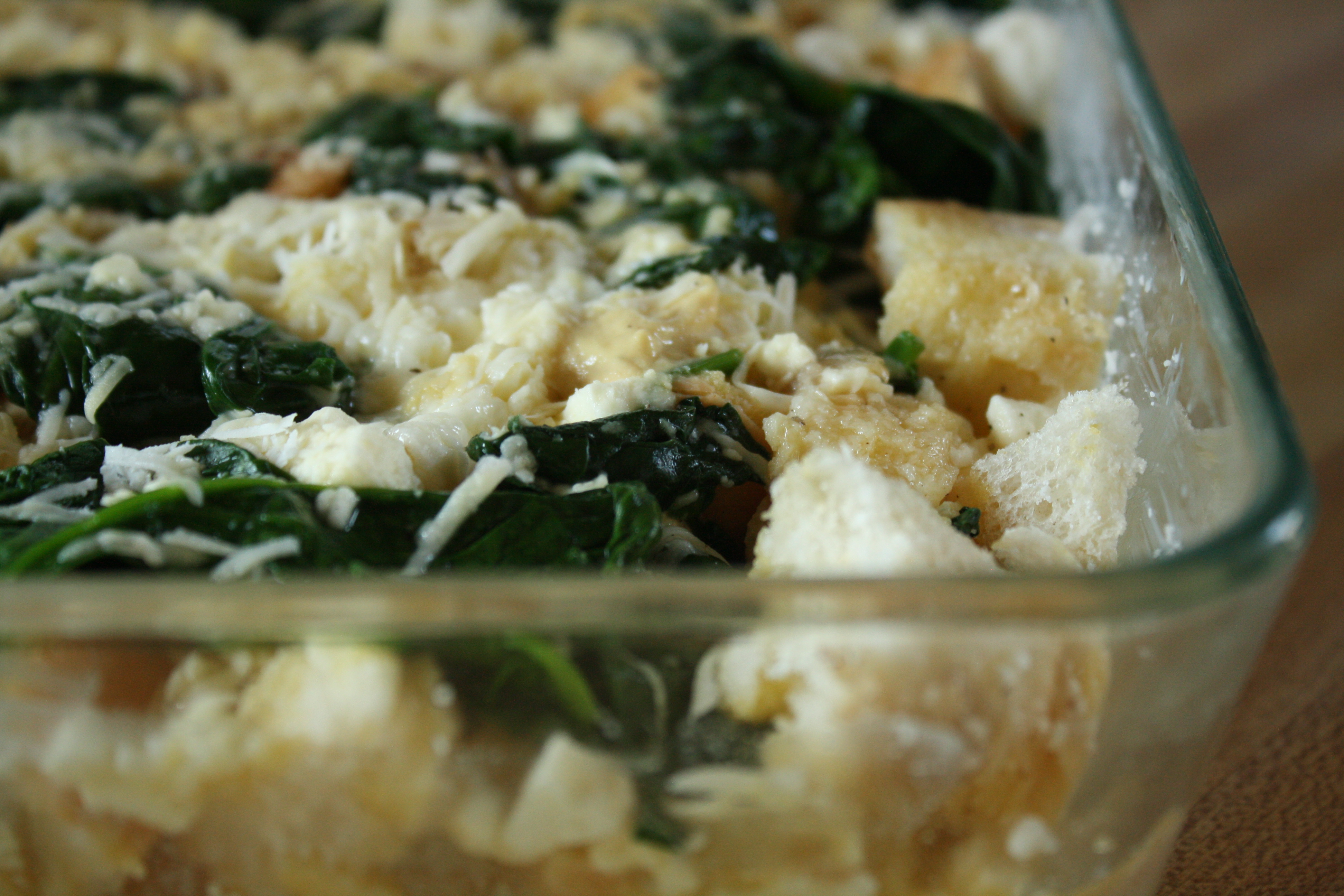 Spinach & Feta Strata Braised Anatomy