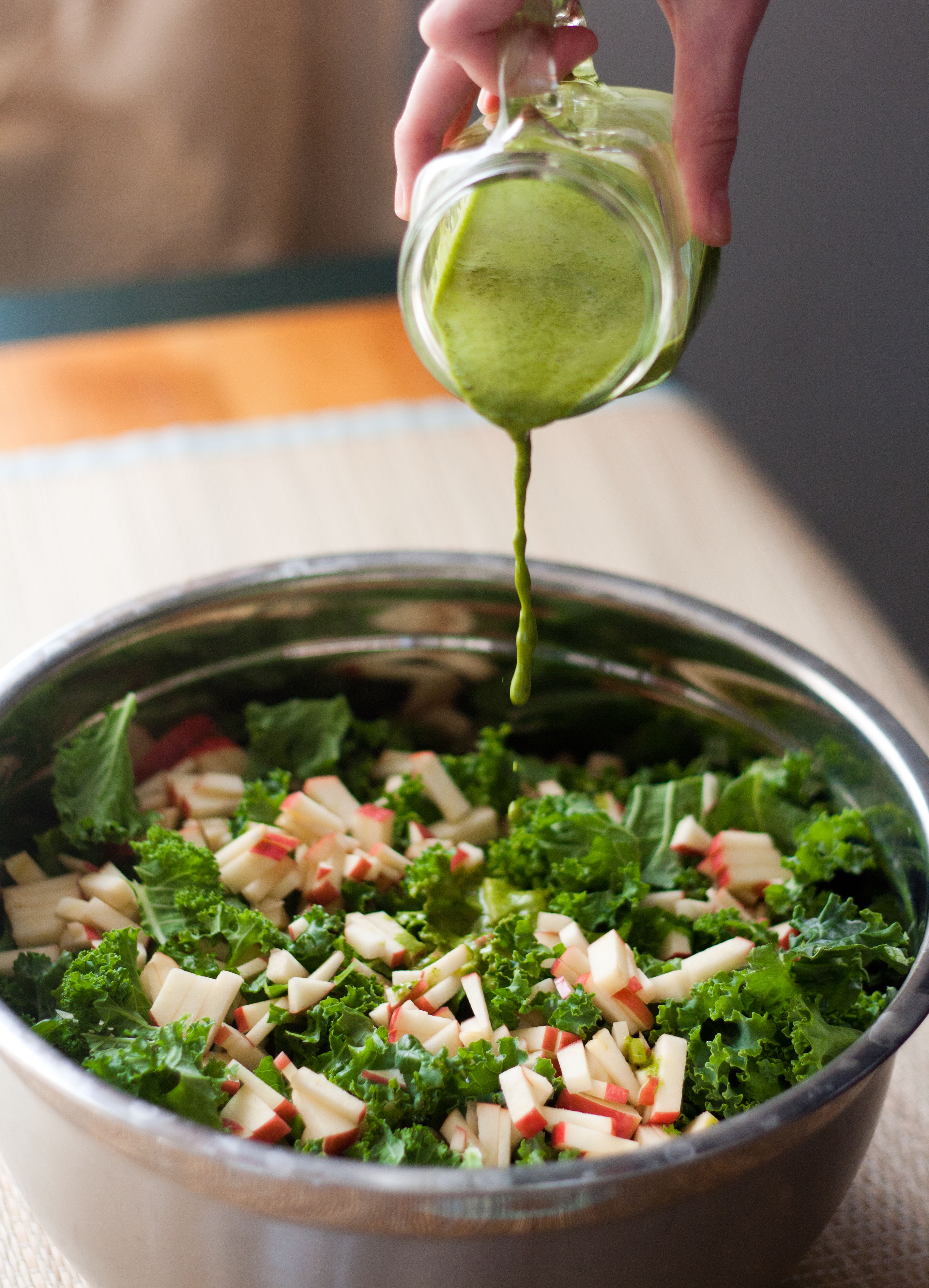 Life Changes with a side of Kale and Apple Salad with CilantroLime Dressing Braised Anatomy
