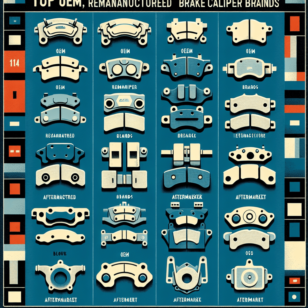 Top 14 OEM , Remanufactured, And Aftermarket Brake Caliper Brands