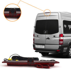 Mercedes Sprinter Backup Camera System with Compact Camera Integrated