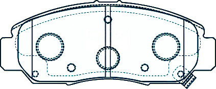 DB1515 Front Brake Pads Honda Accord Euro 3.0 V6