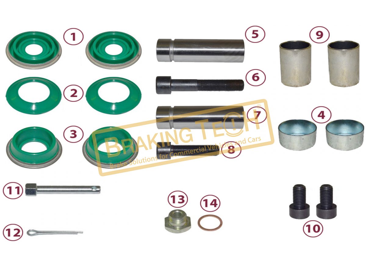 BTM20003 Caliper Repair Kit (DX195)