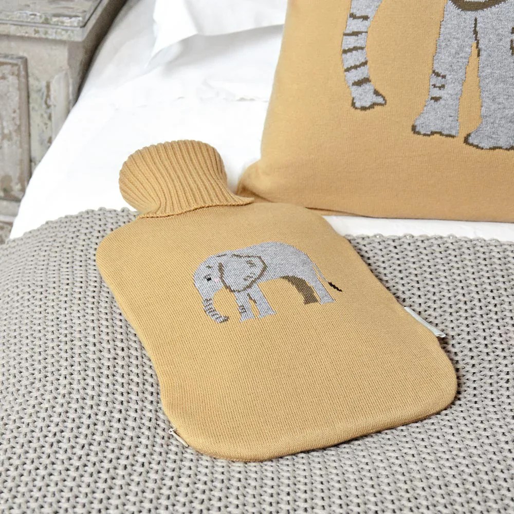 Sophie Allport Elephant Hot Water Bottle Brambles