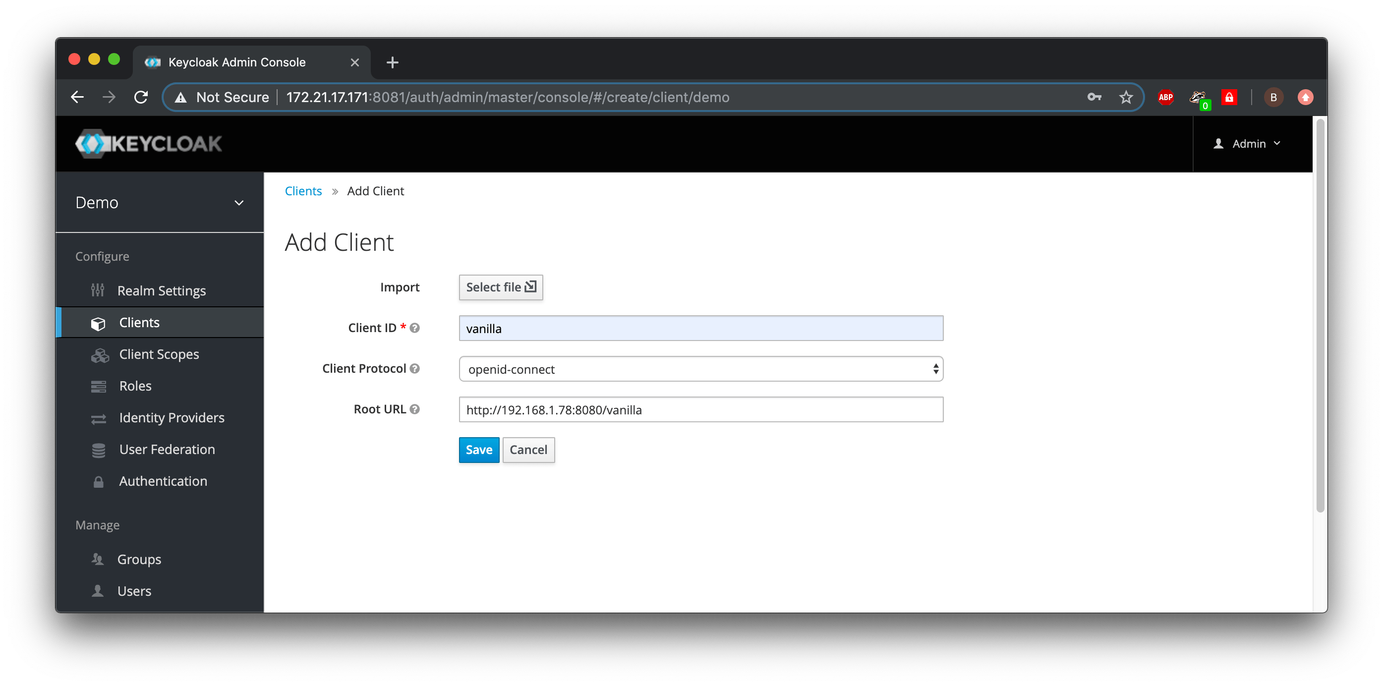 Keycloak tutorial Bram’s Blog