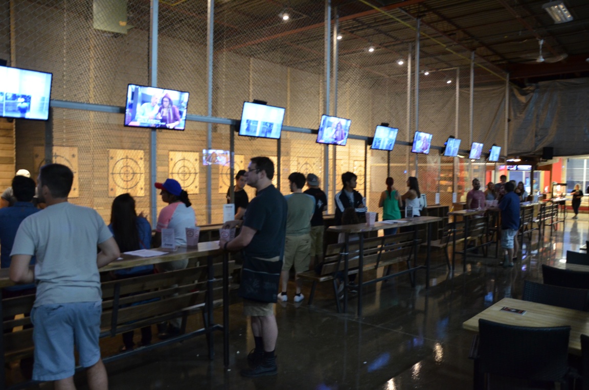 Stryke Target Range Axe & Knife Throwing in Brampton Bramptonist