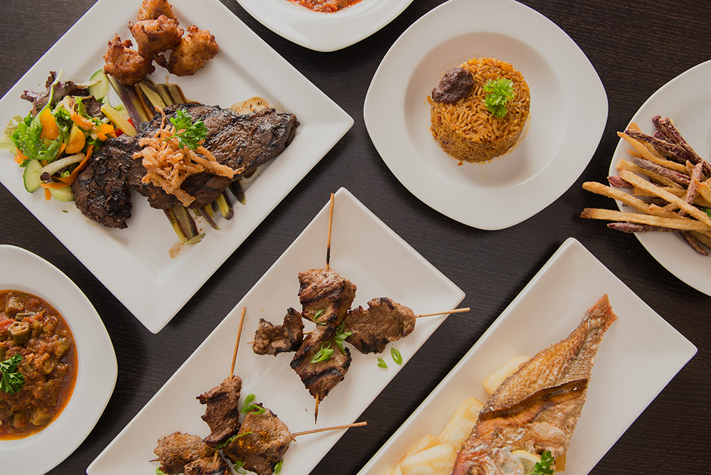 Golden Stool Ghana Restaurant Toronto Decoration Drawing