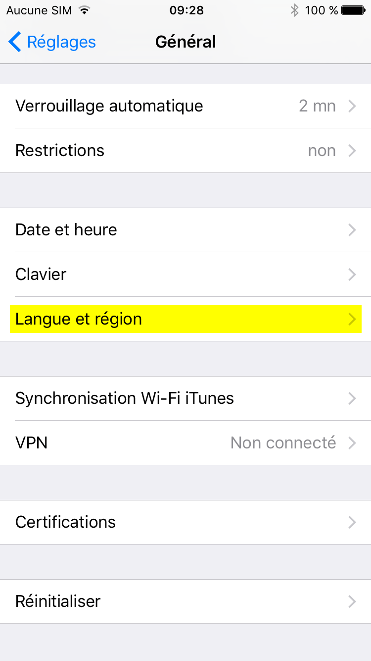 iOS 9 Comment faire apparaître l'application News Branchezvous