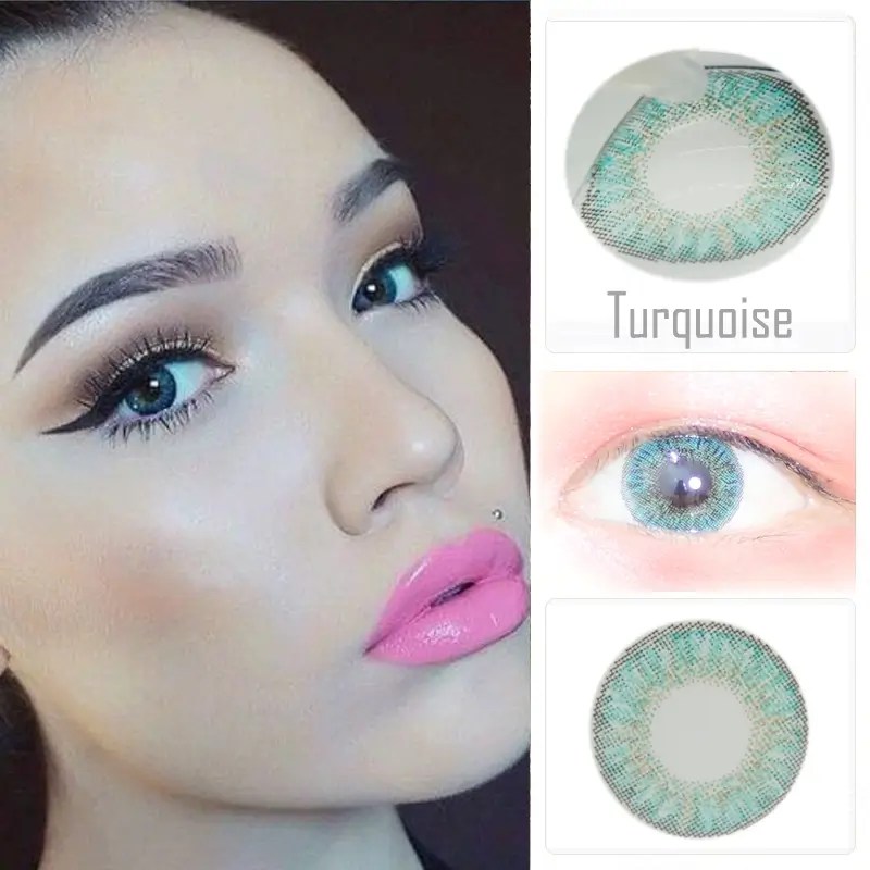 turquoise colored contacts Branclear Colored Contacts Official
