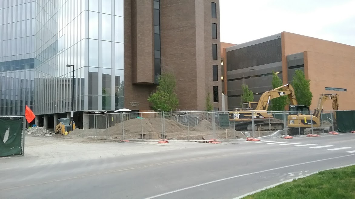 Cornell Veterinary School Expansion Construction Update, 5/2017