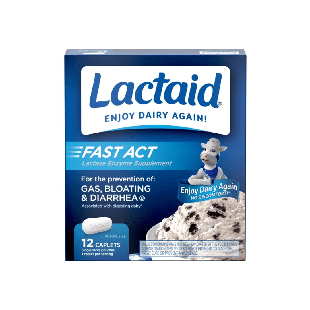 Brand Central Wholesale Lactase Enzyme Supplement 12 Ct