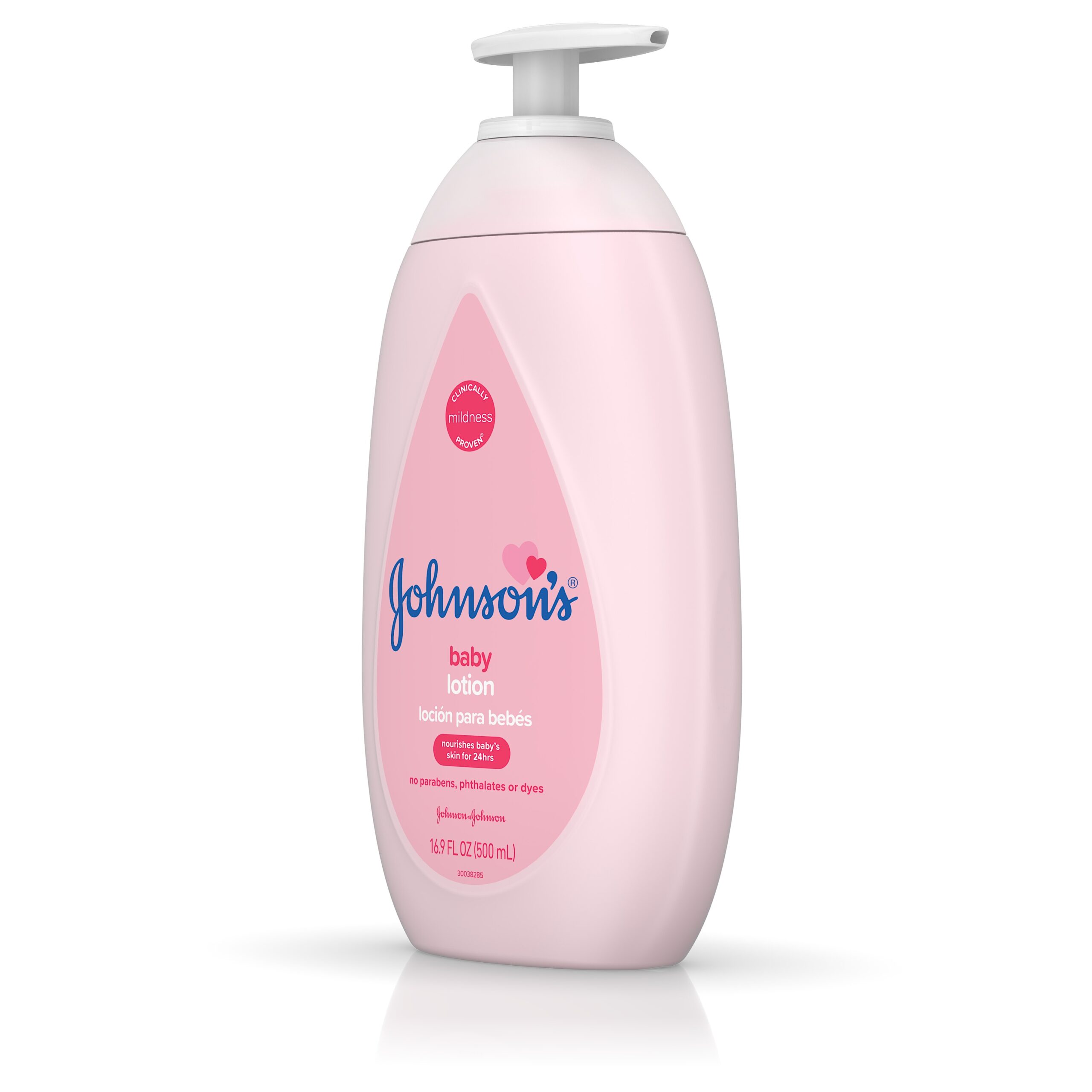Johnson’s Moisturizing Pink Baby Lotion with Coconut Oil, 16.9 fl. oz
