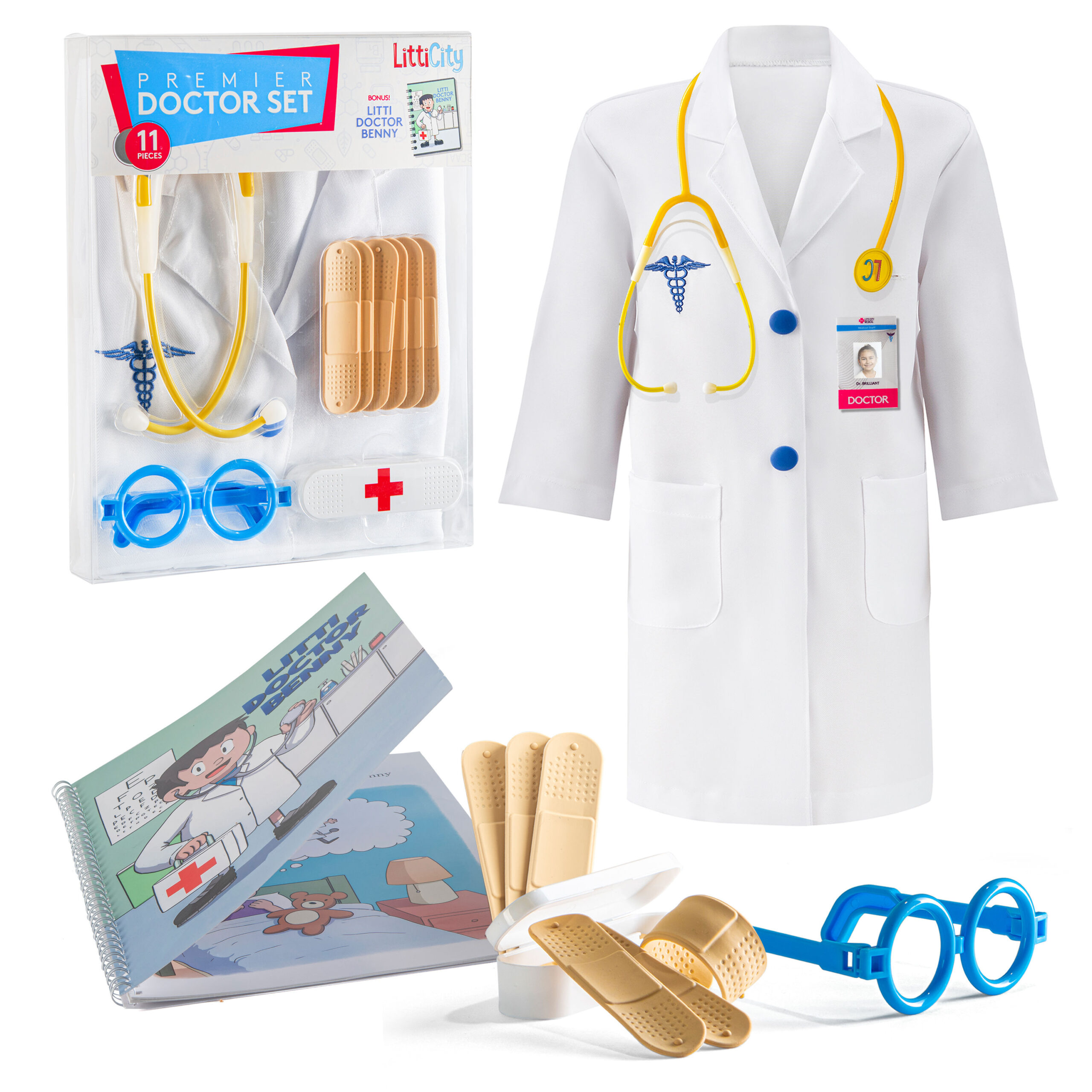Litti City Doctor Kit for Kids Complete Doctor/ Vet Accessories with