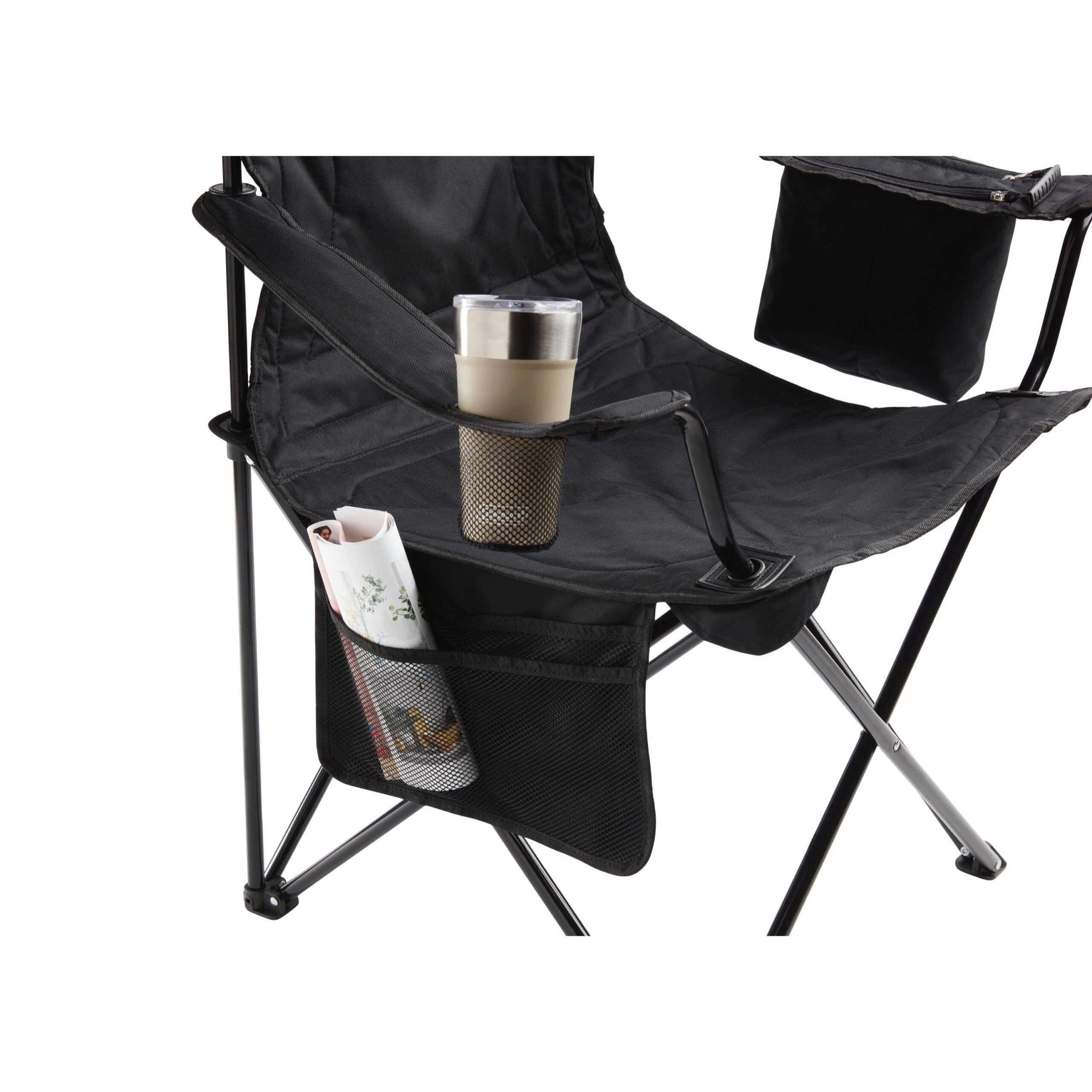 Coleman Portable Camp Chair with Built In Drinks Cooler Brandaville