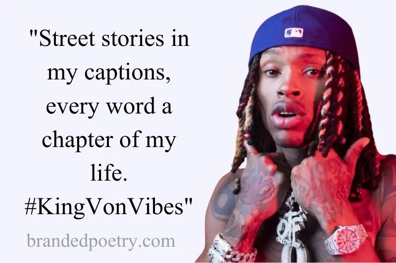 King Von Quotes [2024] King Von Love & Life Quote Captions