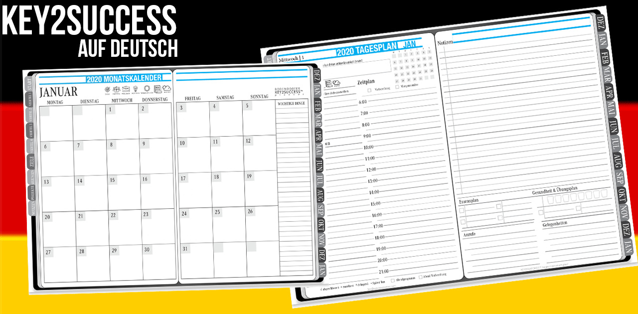 Key2Success Digitaler Planner Verlinkt für Goodnotes