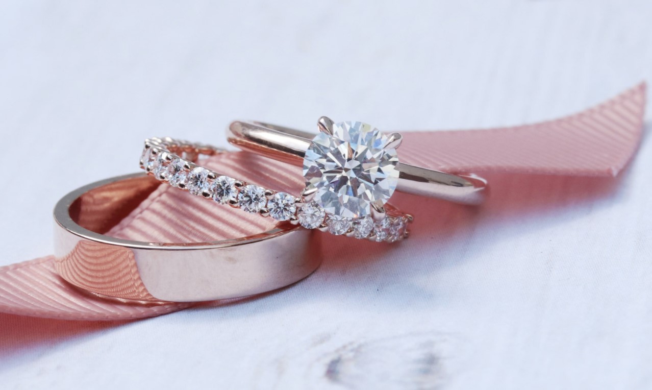 Take A Look At Some Unique Rose Gold Wedding Band Style Rings BrandFuge