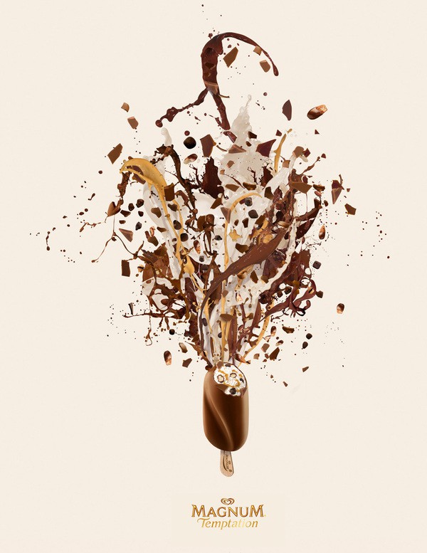 Ice cream in commercials Brandixit