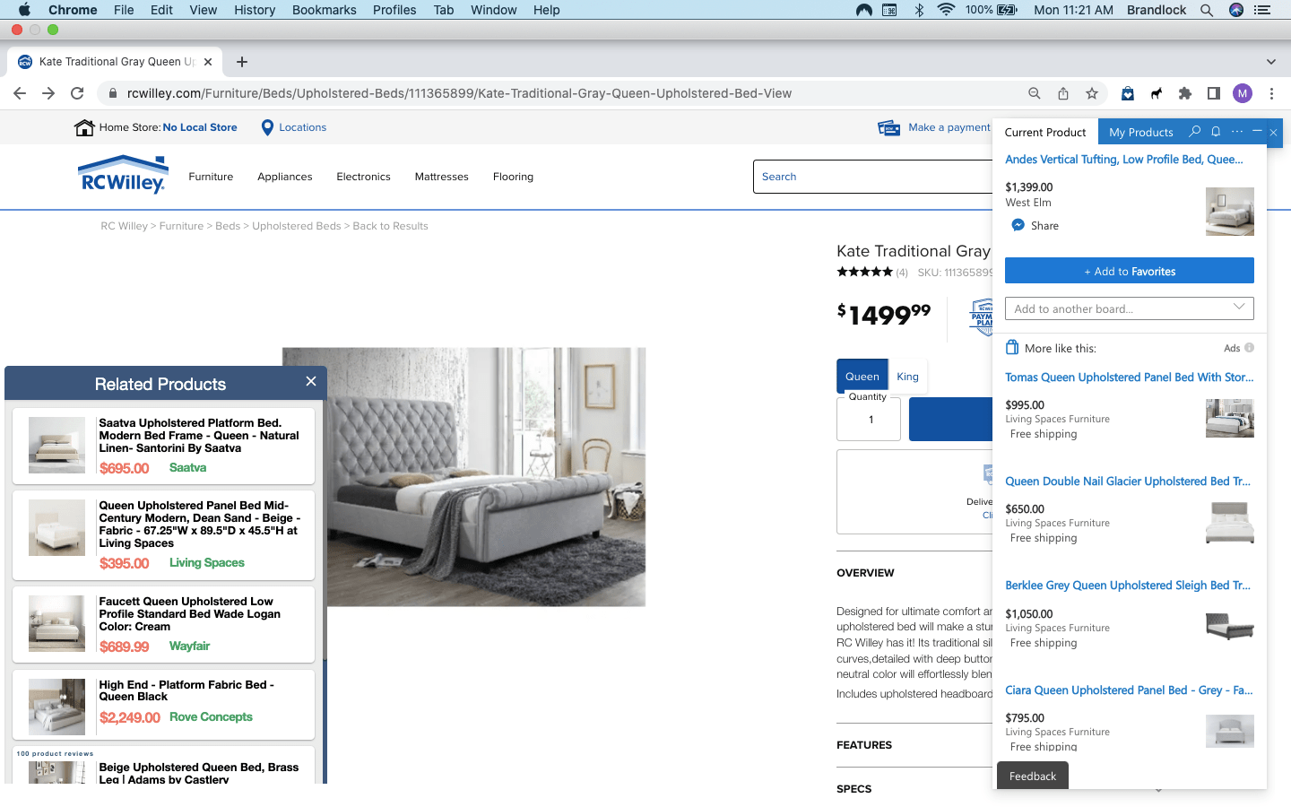 RC Willey combats injected ads to improve conversion rate BrandLock