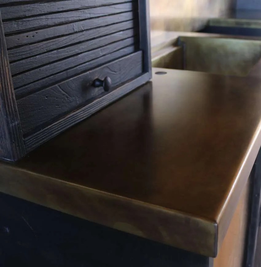 Formed Brass Countertops Brandner Design
