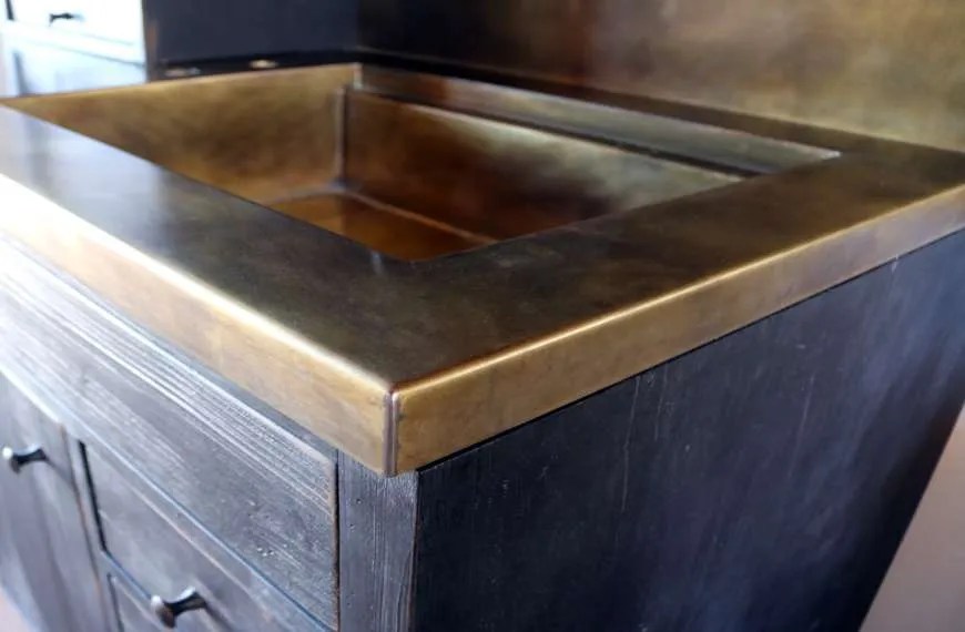 Formed Brass Countertops Brandner Design