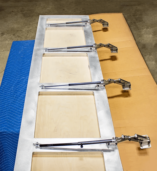 Floor Trap Door Hinge System — by Brandner Design