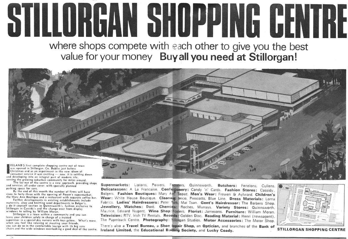 Ireland’s First Shopping Centre 1966 Brand New Retro
