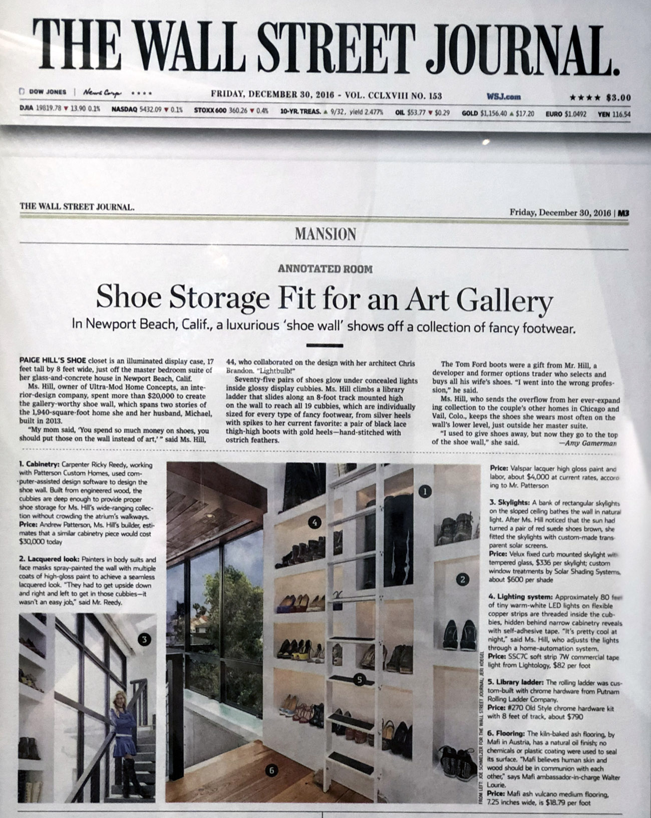 Wall Street Journal Brandon Architects