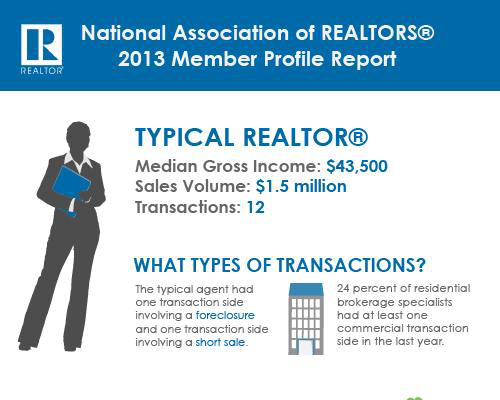 What is the Average for Real Estate Agents
