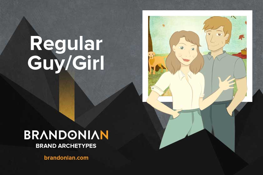 The Regular Guy or Girl Connecting with the 'brand archetype next door