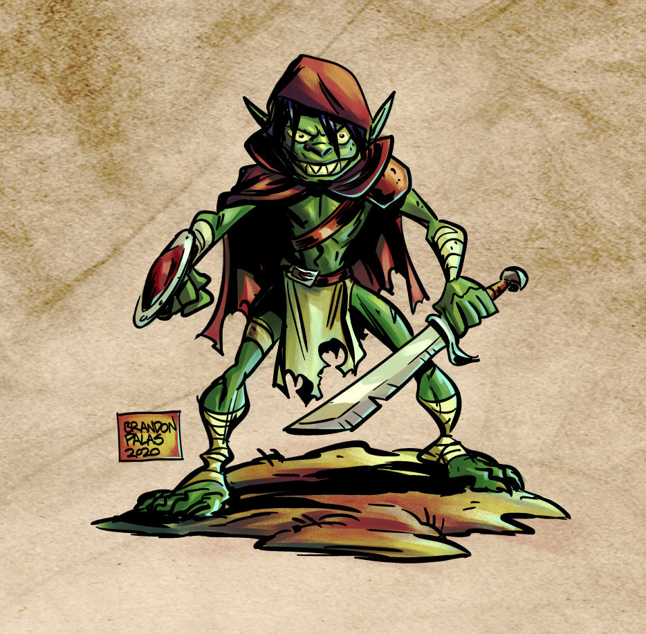 Drawing the Monster Manual 12 Goblin! Brandon Palas